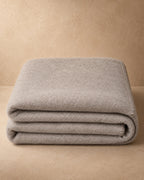 Wool Blanket, 150 x 200 cm, Beige, stack view